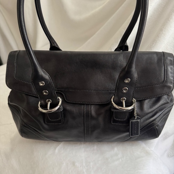 Coach Vintage Hampton Soho Style 9636 Leather Satchel Handbag - Picture 5 of 13